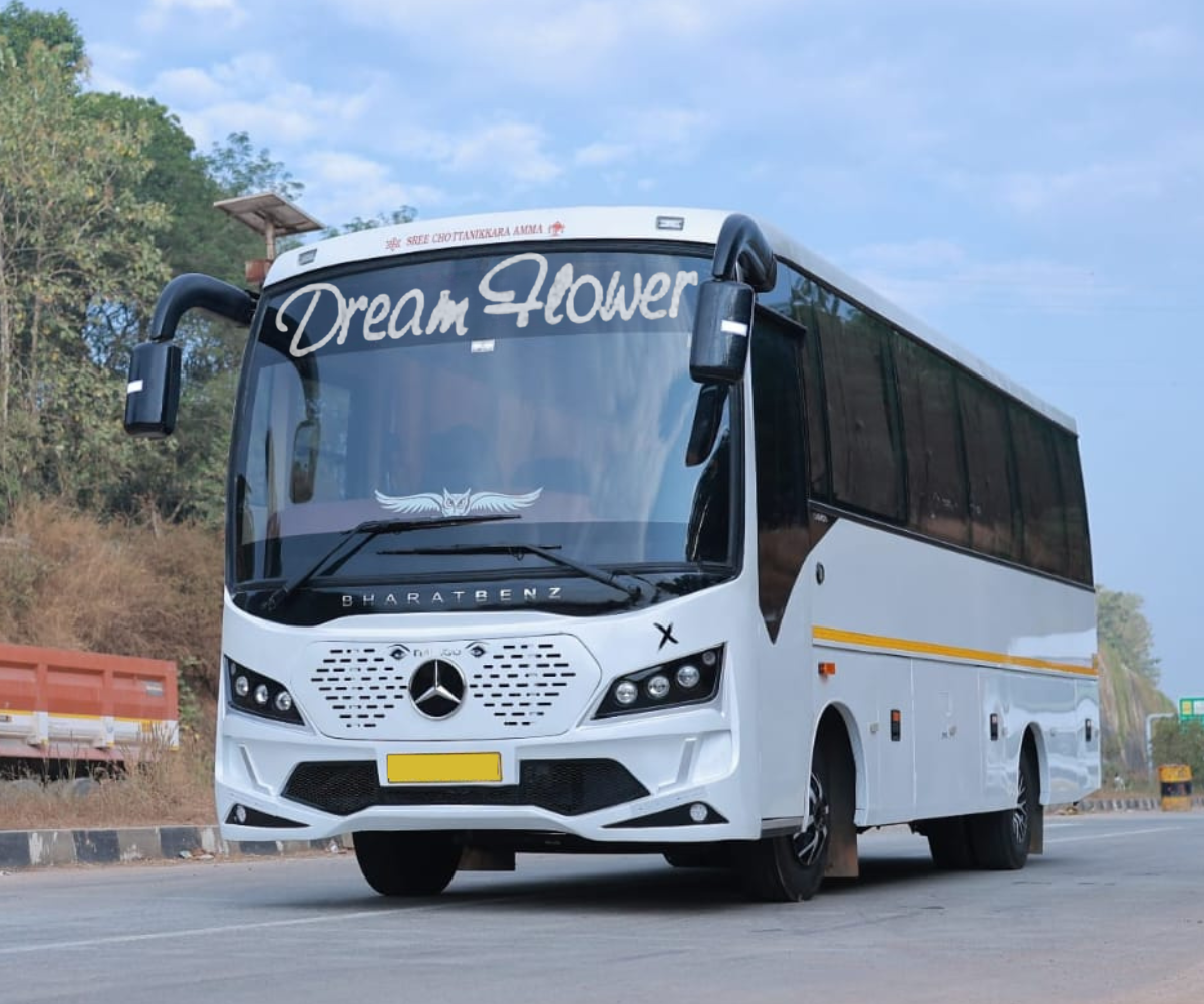 Our 22 Seater - Bharat Benz - Dream Flower Travels