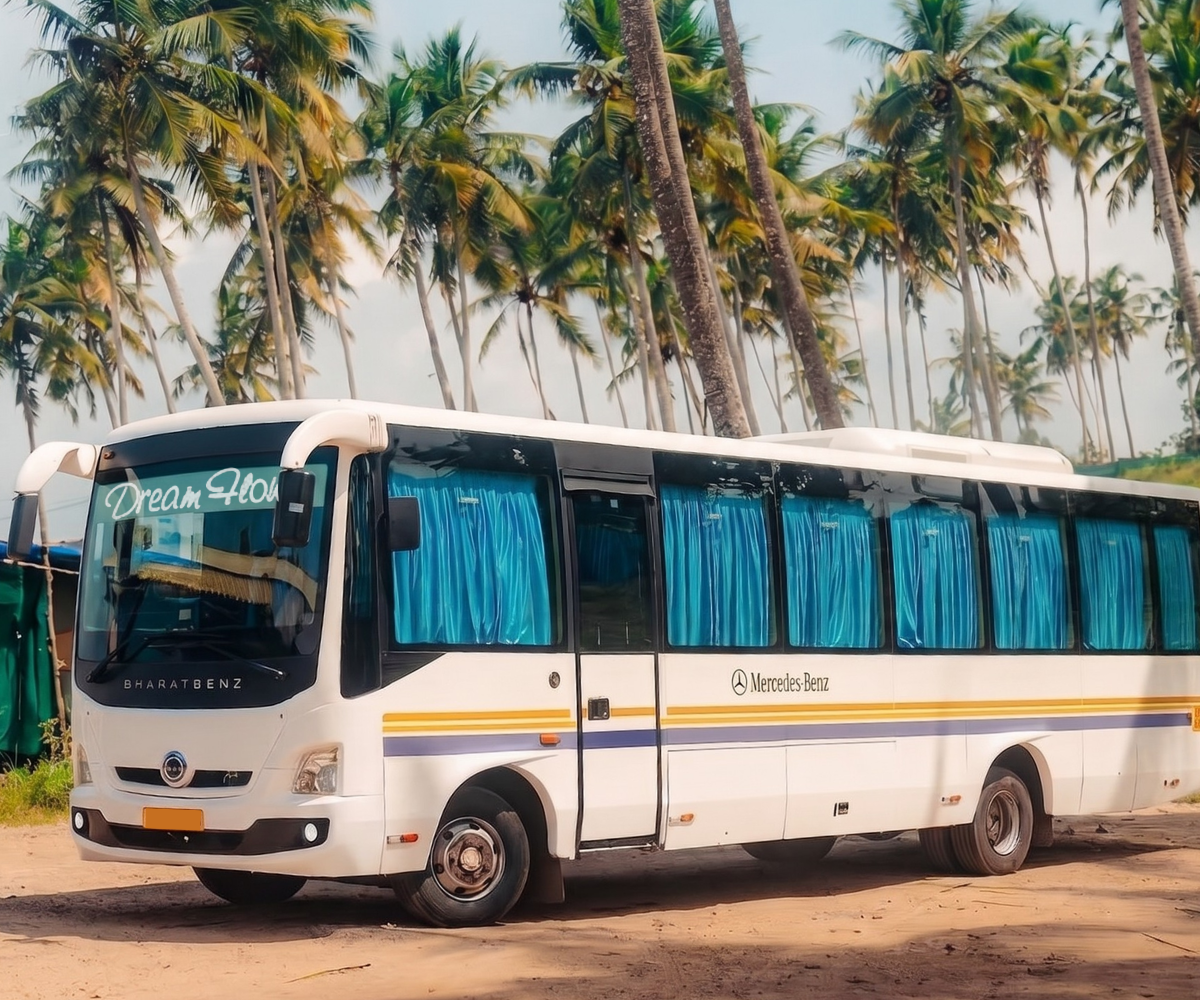 Our 35 Seater - Bharath Benz 35 seater - Dream Flower Travels