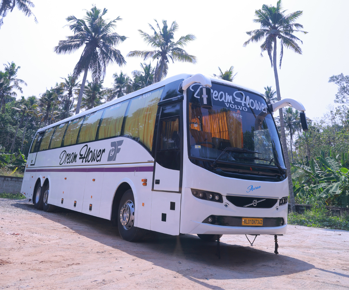Our 49 Seater - Volvo Multi Axle I shift 9400 - Dream Flower Travels