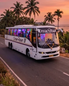 Volvo Bus rentals in kerala - dream flower travels